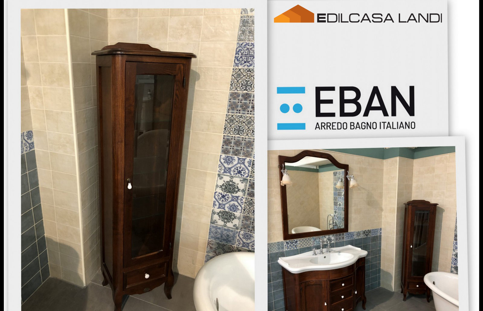 Eban Mobili Bagno Rebecca.Mobile Vetrina Da Bagno Rebecca Eban Offerta Promozionale Di Edilcasa Landi